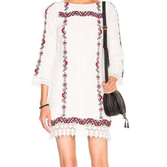 Alice + Olivia Dresses & Skirts - Alice + Olivia Riska Embroidered Dress Size 0 Like New